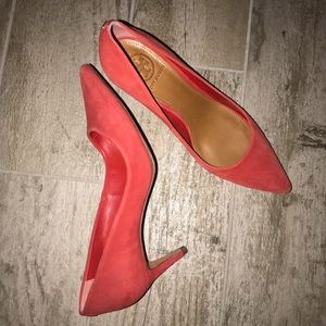 Tory Burch red heels